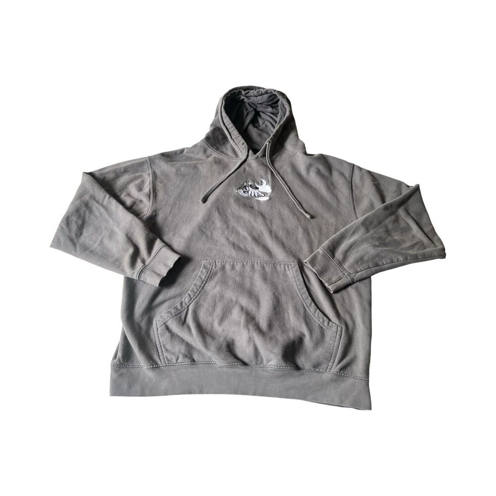 Gilgamesh Appa Avatar The Last Airbender Embroidered Hoodie Grey‎ Pullover